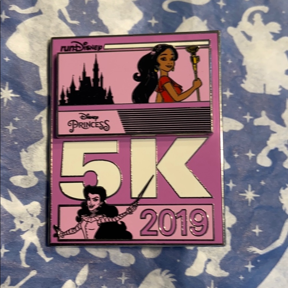 Run Disney Princess run 5K pin